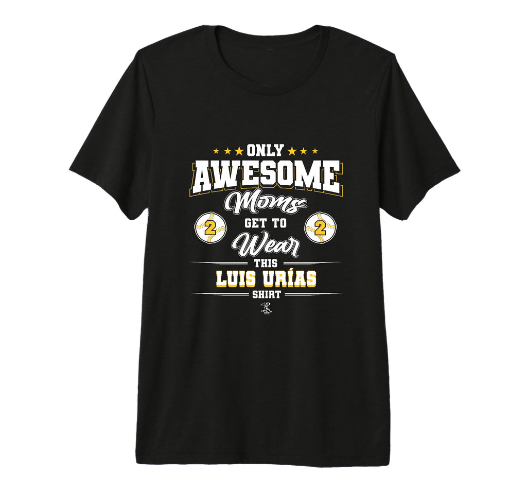 Luis Urias Awesome Moms Tri Blend T-Shirt - Aesthetic Graphic for Adults - T-Shirt, Sweatshirt, Hoodie
