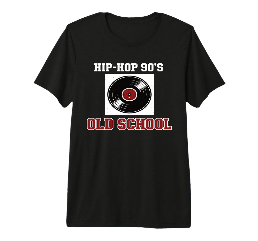 Hip Hop 90S Old School Vinyl Turntable T-Shirt - Aesthetic Graphic Unisex - T-Shirt, Sweatshirt, Hoodie