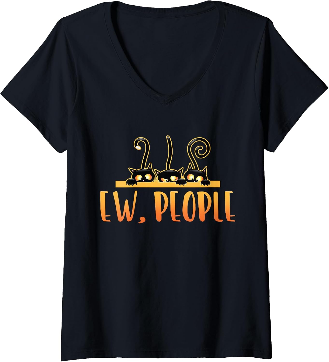Funny Ew People Cat Mocking Sarcastic Merch - Adult & Kids T-Shirts, Sweatshirts & Hoodies apparel design preview 1