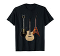 Acoustic And Electric Guitars Rock T-Shirt - Unique Graphic for Adults - T-Shirt, Sweatshirt, Hoodie