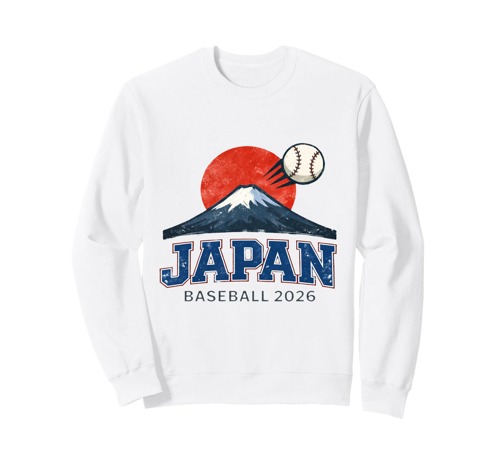 Japan 2026 Mount Fuji Rising Sweatshirt - Fun Novelty Design for Adults - T-Shirt, Sweatshirt, Hoodie