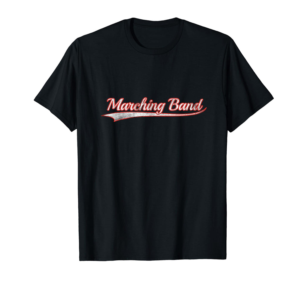 Marching Band Varsity Distressed T-Shirt - Trendy Graphic Men Women - T-Shirt, Sweatshirt, Hoodie