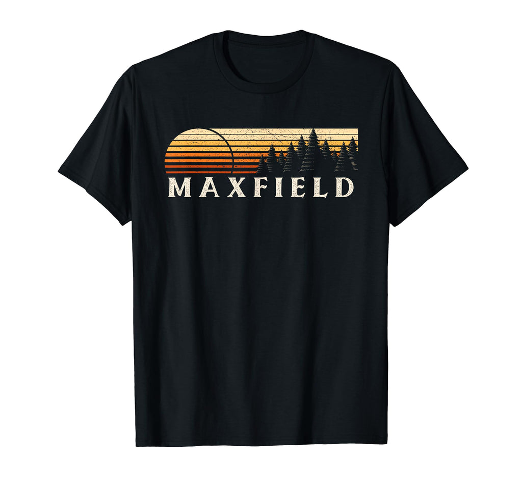 Maxfield Me Evergreen Sunset Eighties T-Shirt - Novelty Apparel Unisex - T-Shirt, Sweatshirt, Hoodie