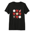 Funny Baseball Mama Checkered Baseball T-Shirt - Unique Graphic Unisex - T-Shirt, Sweatshirt, Hoodie