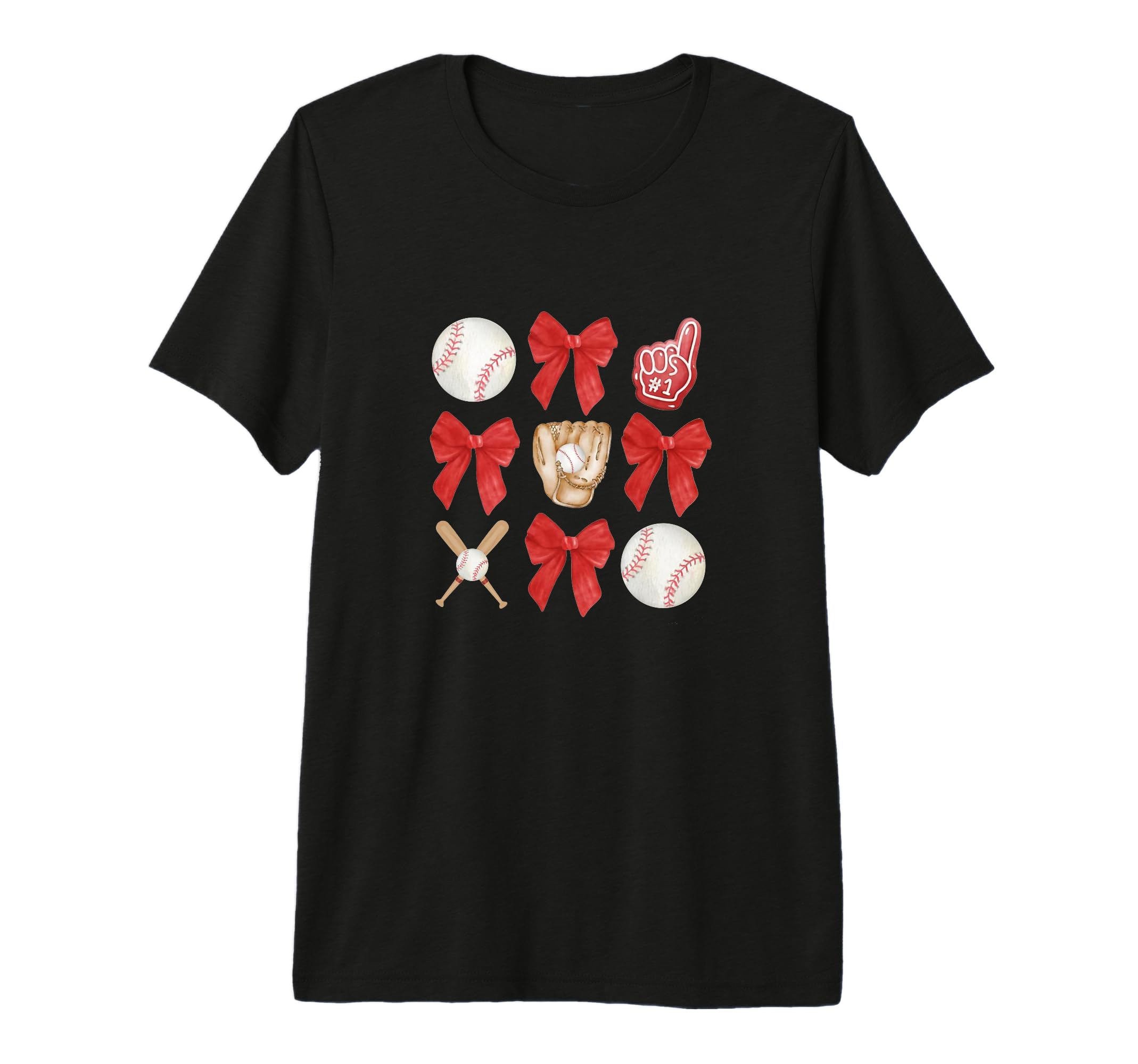 Funny Baseball Mama Checkered Baseball T-Shirt - Unique Graphic Unisex - T-Shirt, Sweatshirt, Hoodie