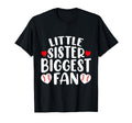 Little Sister Biggest Fan Brother T-Shirt - Casual Everyday Wear Unisex - T-Shirt, Sweatshirt, Hoodie