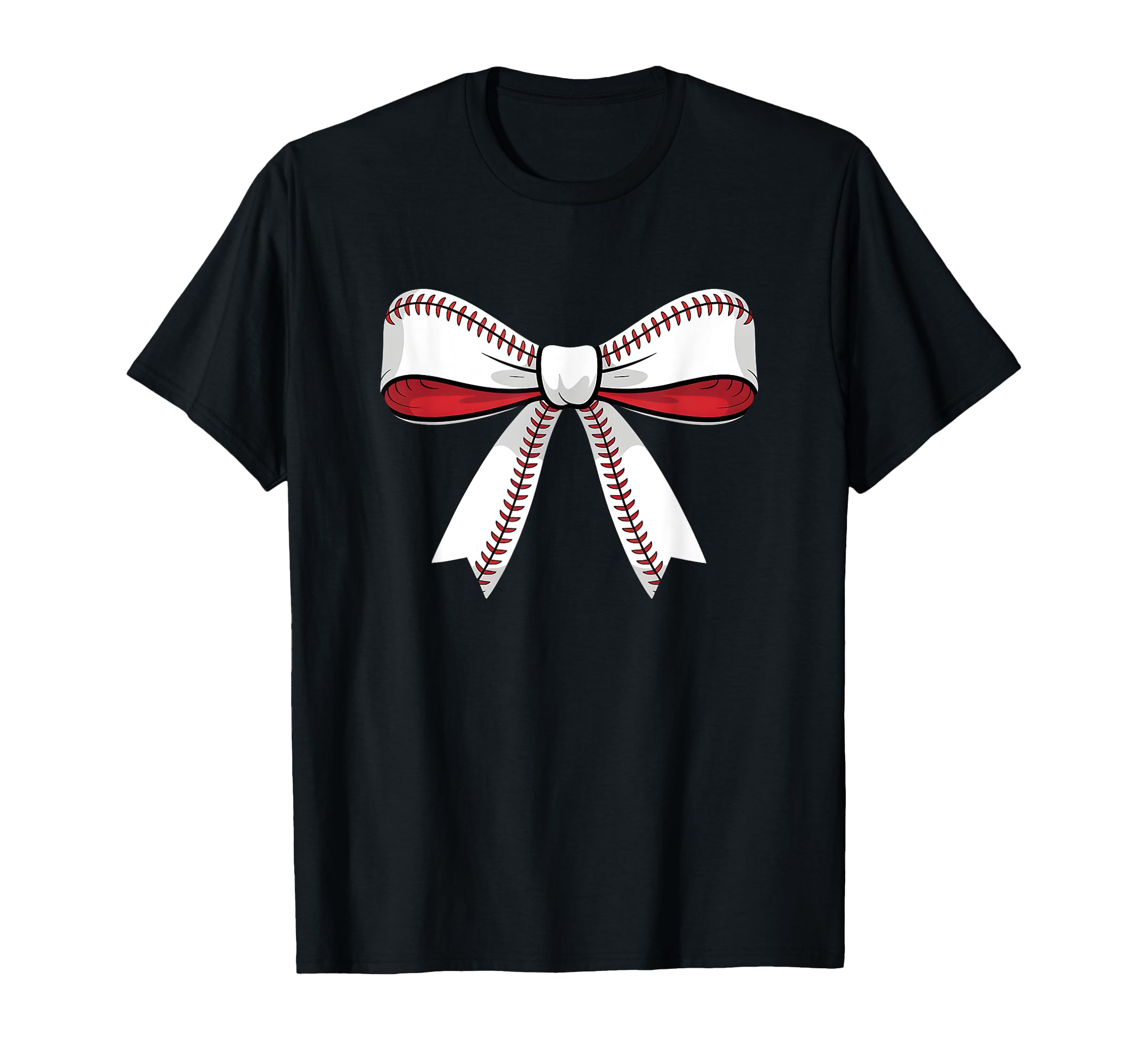 Baseball Bow Baseball Mom Mama T-Shirt - Trendy Graphic Men Women - T-Shirt, Sweatshirt, Hoodie