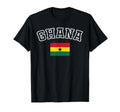 Ghana Flag Distressed Heritage T-Shirt - Graphic Print Men Women - T-Shirt, Sweatshirt, Hoodie