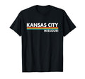 Kansas City Missouri Stripes T-Shirt - Fun Novelty Design Men Women - T-Shirt, Sweatshirt, Hoodie