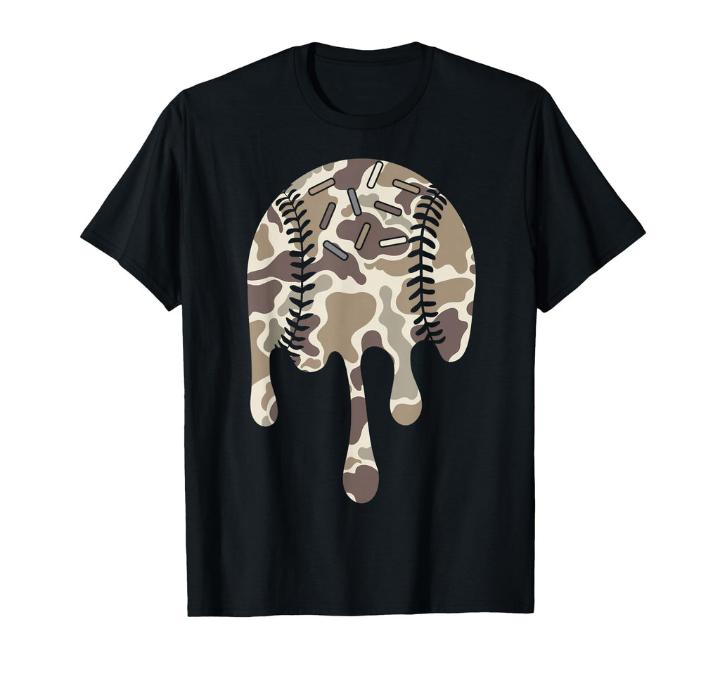 Baseball Drip Camo Baseball Bats T-Shirt - Streetwear Style for Adults - T-Shirt, Sweatshirt, Hoodie