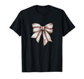 Baseball Mama Bow Mom T-Shirt - Unique Graphic for Adults - T-Shirt, Sweatshirt, Hoodie