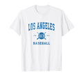 Los Angeles La Baseball Throwback T-Shirt - Graphic Print for Adults - T-Shirt, Sweatshirt, Hoodie