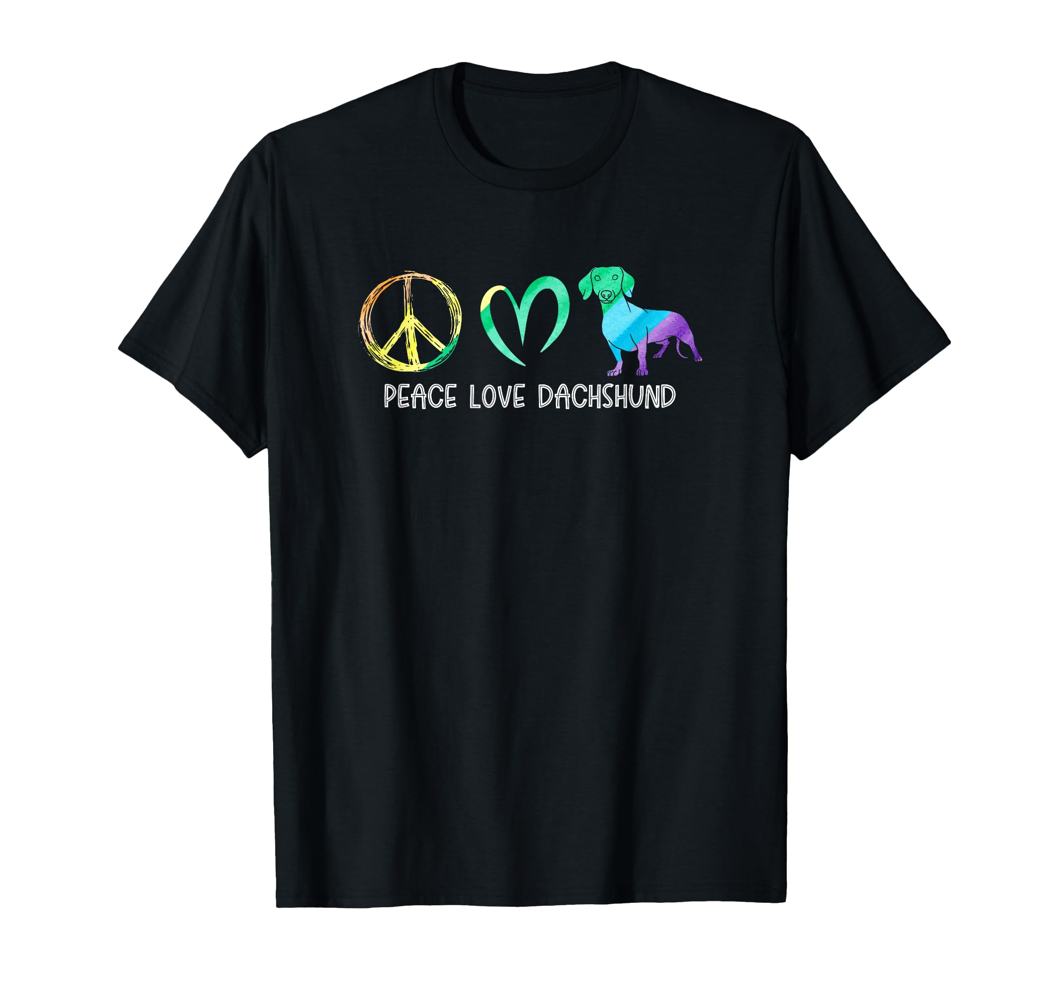 Wienie Dog Hippie Pet Parent Tie Dye T-Shirt - Streetwear Style Unisex - T-Shirt, Sweatshirt, Hoodie