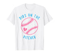 Dibs Pitcher Funny Baseball Wife Husband T-Shirt - Graphic Print Men Women - T-Shirt, Sweatshirt, Hoodie