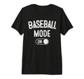 Baseball Mode Funny Slugger Gift Dad T-Shirt - Minimalist Print Men Women - T-Shirt, Sweatshirt, Hoodie