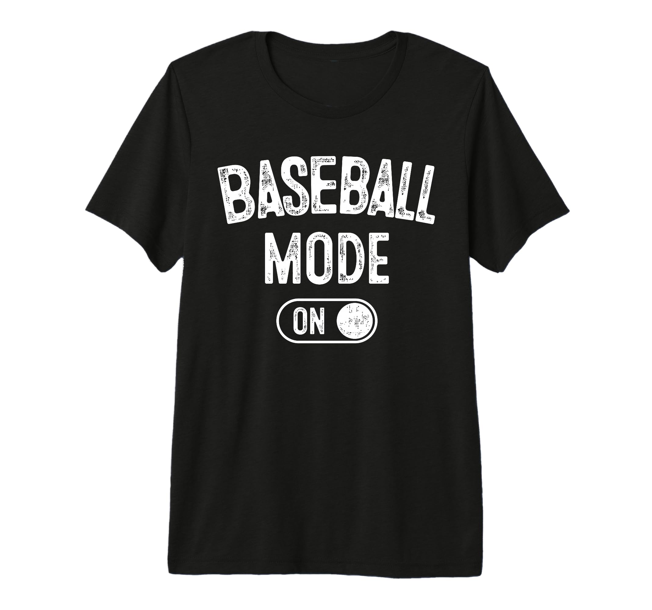 Baseball Mode Funny Slugger Gift Dad T-Shirt - Minimalist Print Men Women - T-Shirt, Sweatshirt, Hoodie