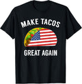 Make Tacos Great Again Patriotic Gifts - Adult & Kids T-Shirts, Sweatshirts & Hoodies apparel design preview 1