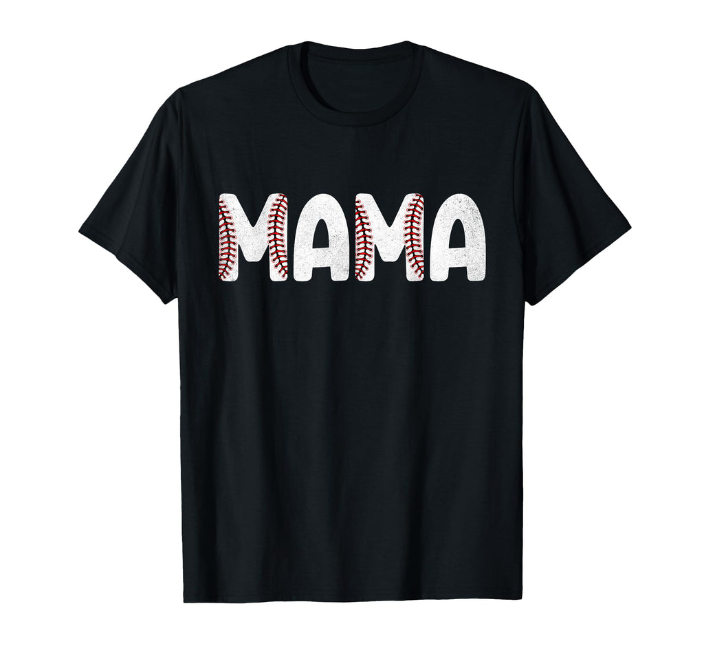 Baseball Mama Mom Sports Player Mothers T-Shirt - Custom Art Print Unisex - T-Shirt, Sweatshirt, Hoodie