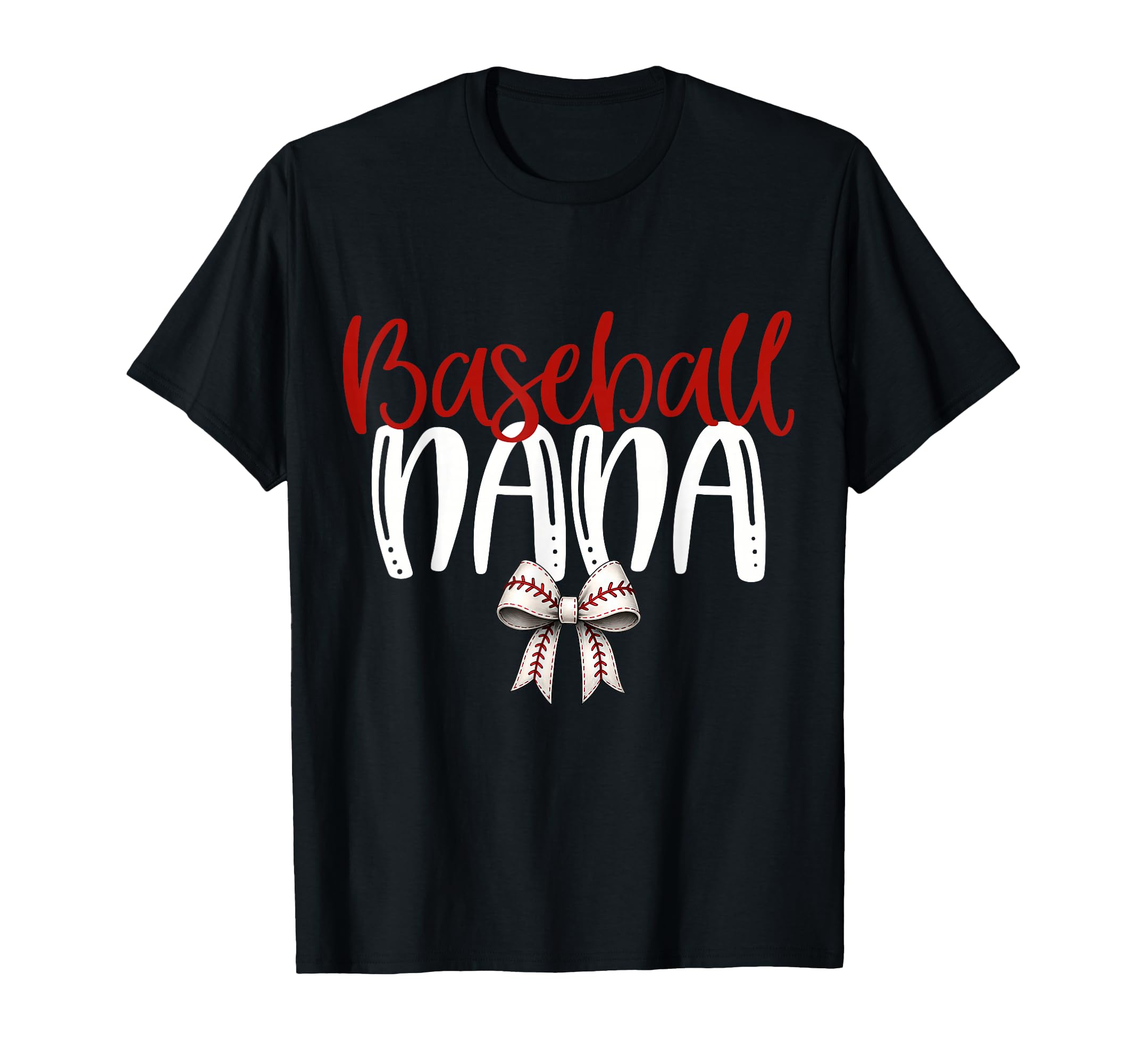 Baseball Nana Coquette Bow Game Day T-Shirt - Streetwear Style for Adults - T-Shirt, Sweatshirt, Hoodie