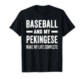 Baseball And My Pekingese Mama Dog Lover T-Shirt - Custom Art Print Unisex - T-Shirt, Sweatshirt, Hoodie
