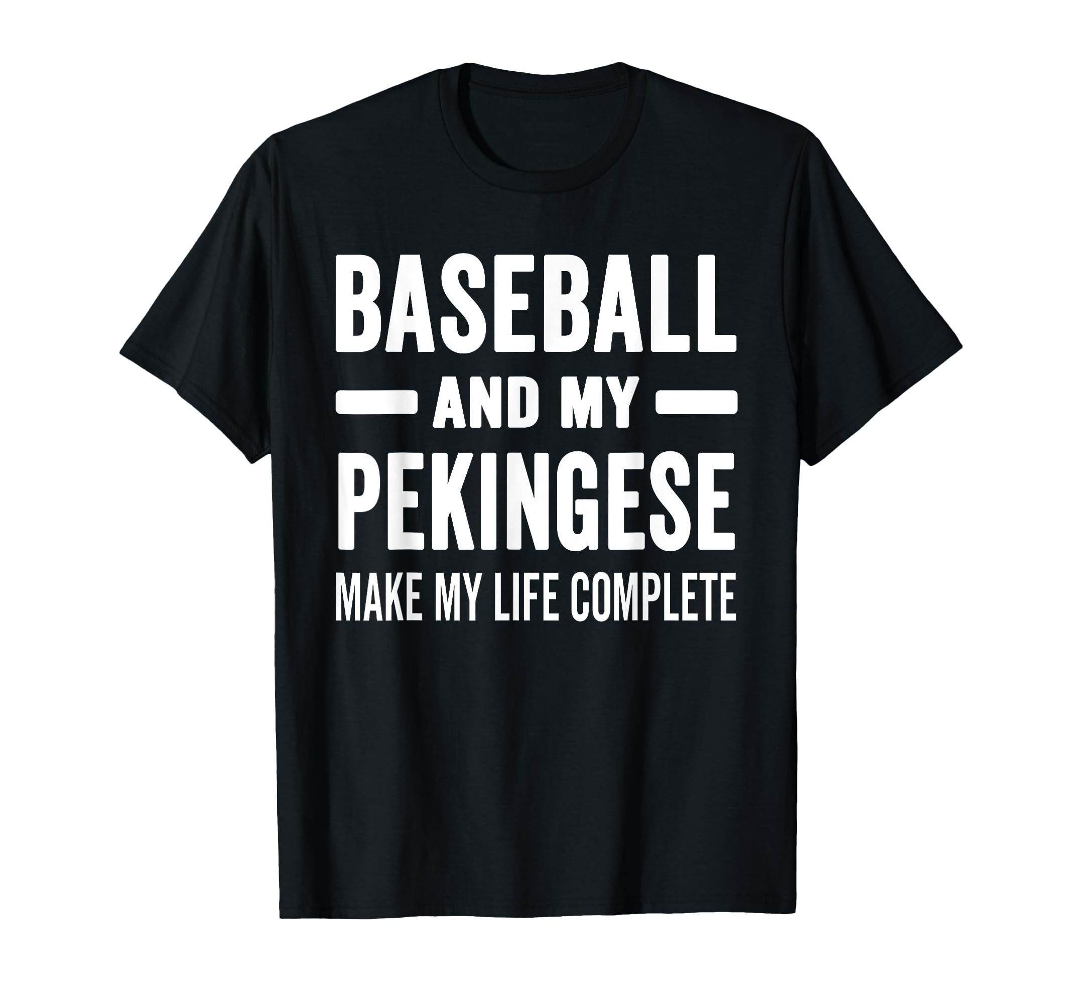 Baseball And My Pekingese Mama Dog Lover T-Shirt - Custom Art Print Unisex - T-Shirt, Sweatshirt, Hoodie