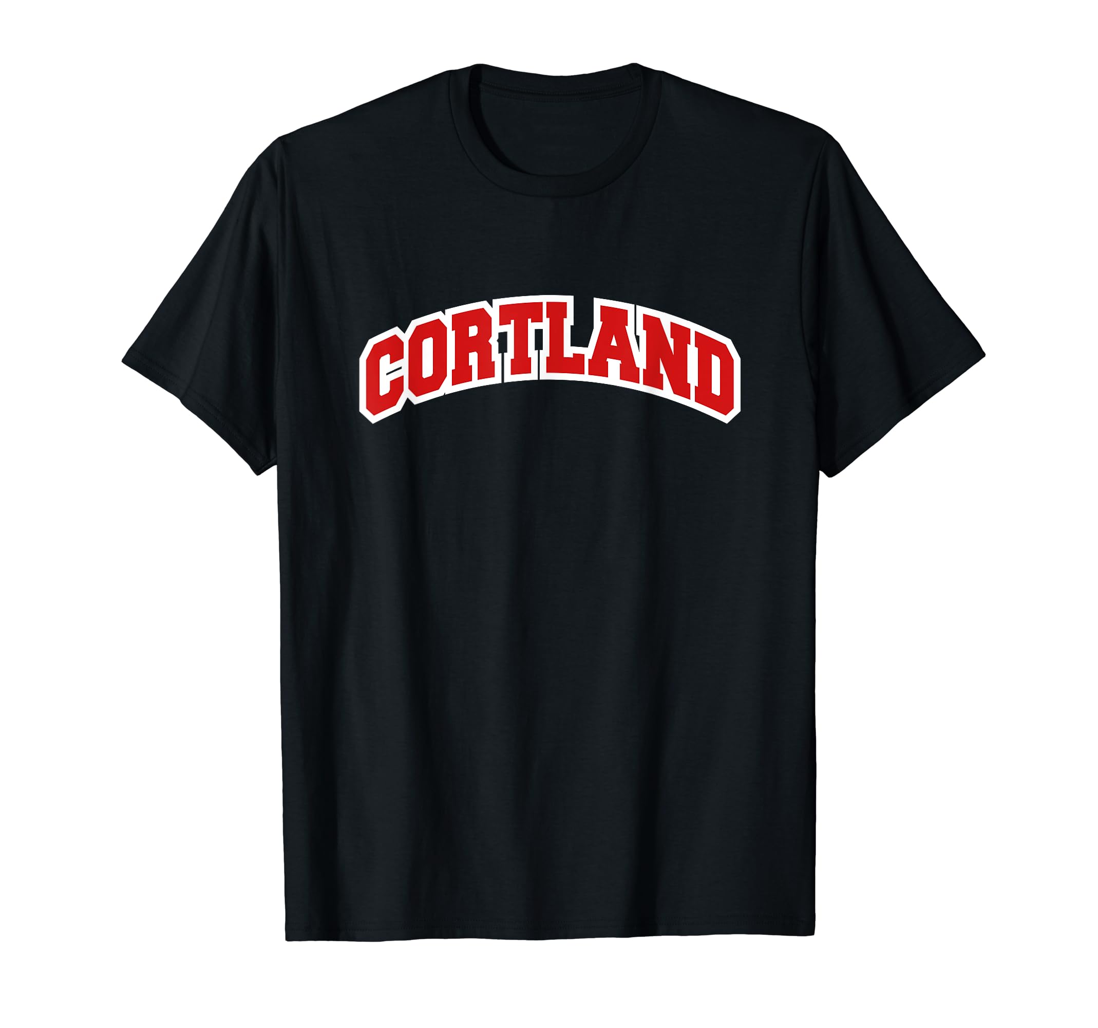 Cortland New York Varsity T-Shirt - Custom Art Print for Adults - T-Shirt, Sweatshirt, Hoodie