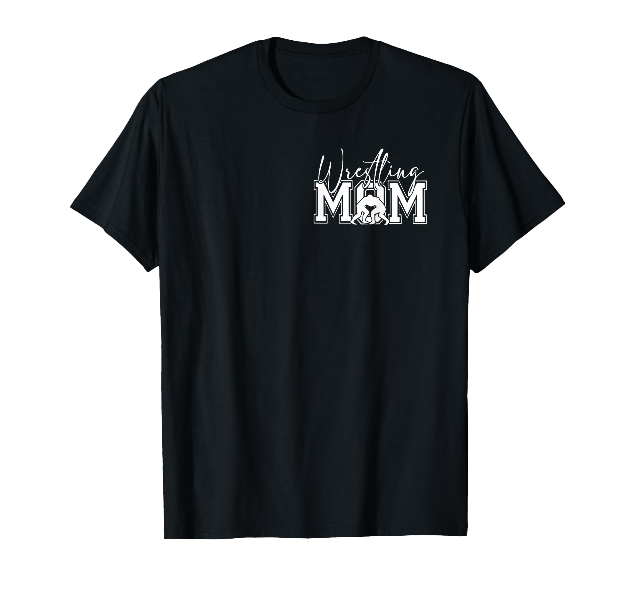 Wrestling Mom My Heart Is That Mat Mom T-Shirt - Graphic Print for Adults - T-Shirt, Sweatshirt, Hoodie