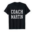 Coach Martin Custom Football T-Shirt - Casual Everyday Wear for Adults - T-Shirt, Sweatshirt, Hoodie
