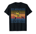 Distressed Jesus Saves Baseball T-Shirt - Minimalist Print Unisex - T-Shirt, Sweatshirt, Hoodie