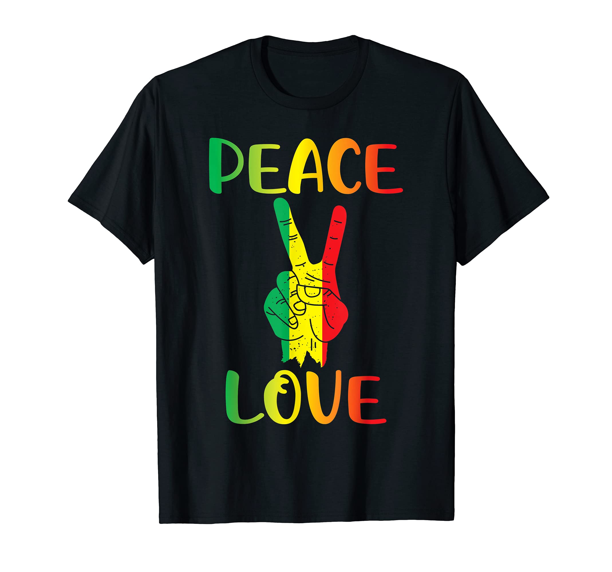 Jamaica Reggae Music Rasta Pride Peace T-Shirt - Trendy Graphic for Adults - T-Shirt, Sweatshirt, Hoodie