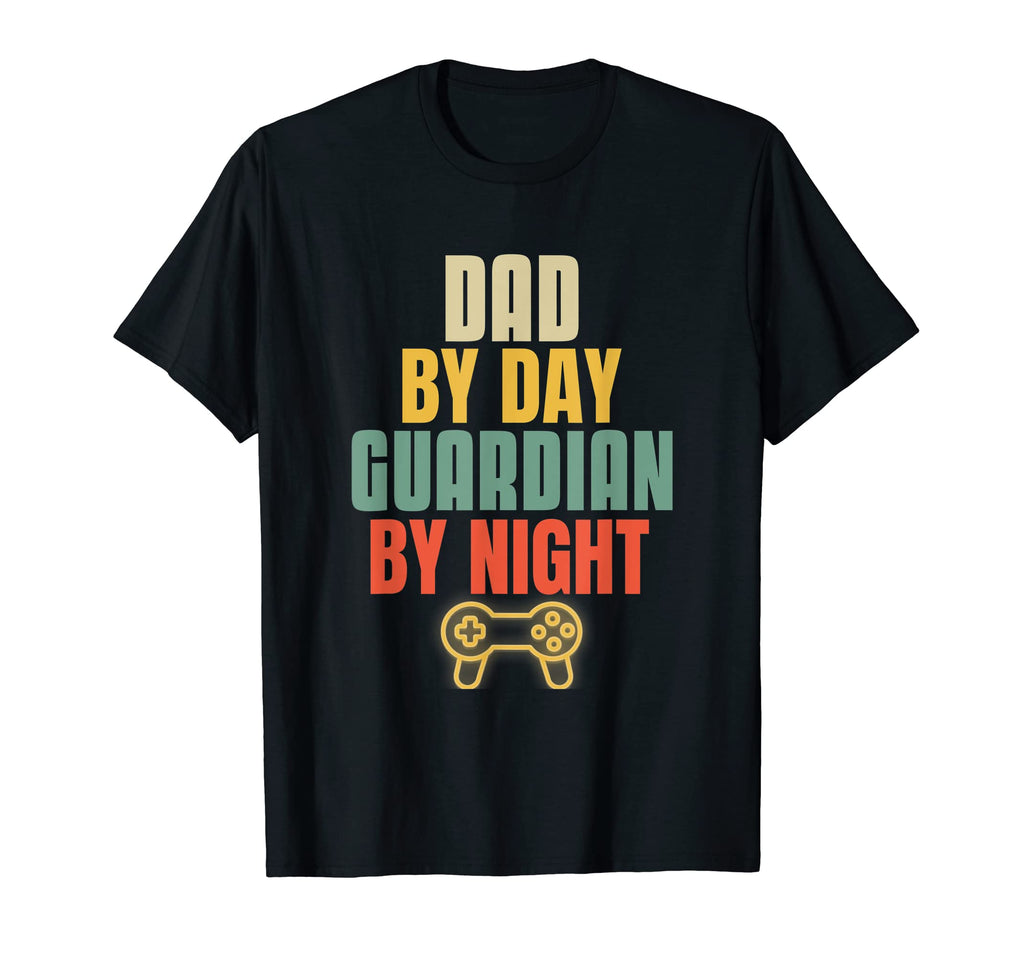 Gaming Dad Dad Day Guardian Night Gamer Dad T-Shirt - Unique Graphic Unisex - T-Shirt, Sweatshirt, Hoodie