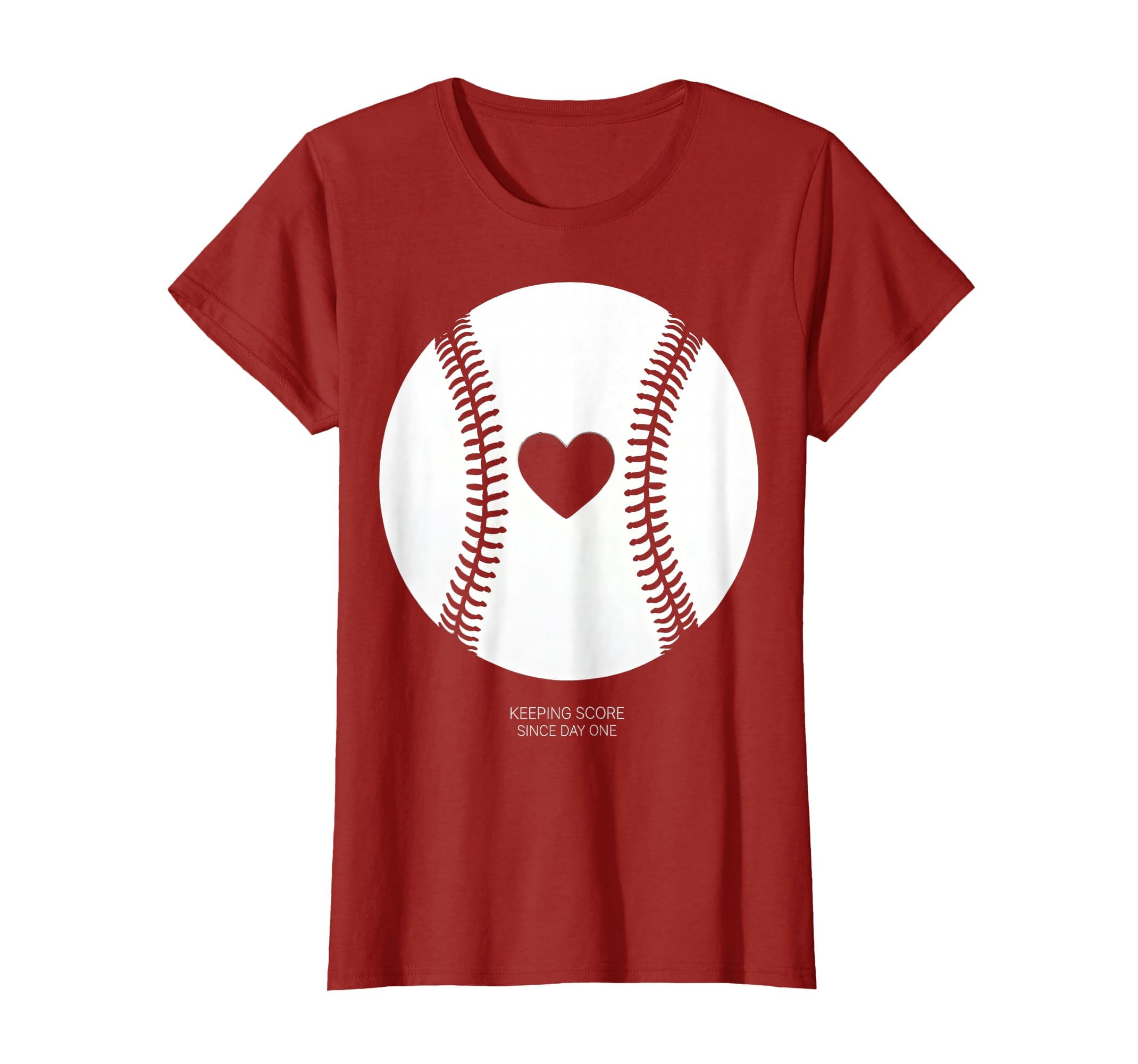 Baseball Mom Keeping Score Since Day T-Shirt - Novelty Apparel for Adults - T-Shirt, Sweatshirt, Hoodie