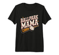 Ballpark Mama Game Day Baseball Mom T-Shirt - Casual Everyday Wear Unisex - T-Shirt, Sweatshirt, Hoodie