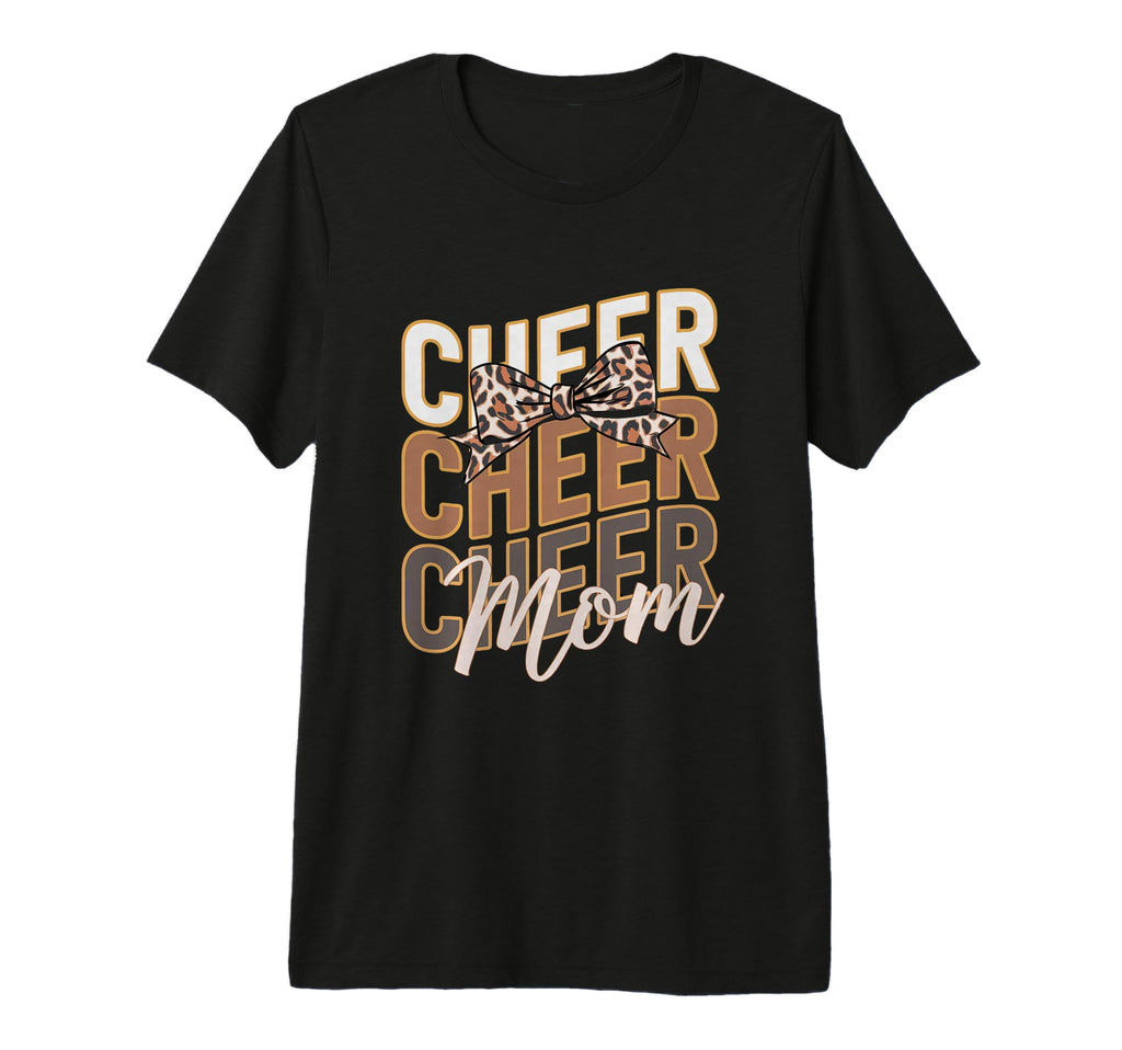 Cheer Mom Mother Bow Cheerleader Game T-Shirt - Trendy Graphic Men Women - T-Shirt, Sweatshirt, Hoodie