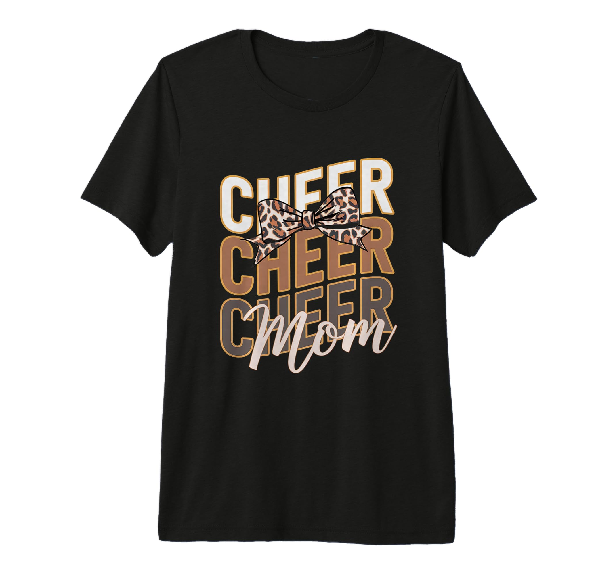 Cheer Mom Mother Bow Cheerleader Game T-Shirt - Trendy Graphic Men Women - T-Shirt, Sweatshirt, Hoodie