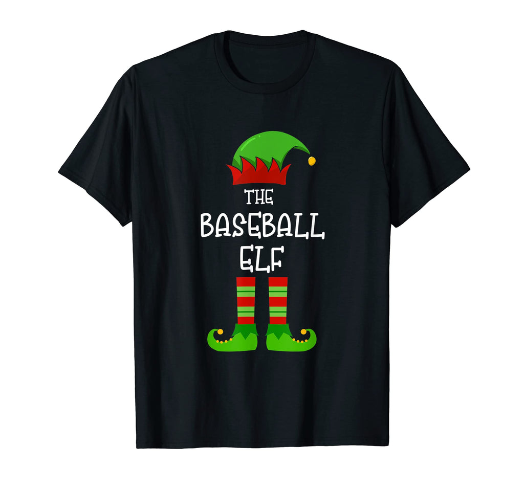 Baseball Elf Family Matching Pajama T-Shirt - Novelty Apparel Men Women - T-Shirt, Sweatshirt, Hoodie