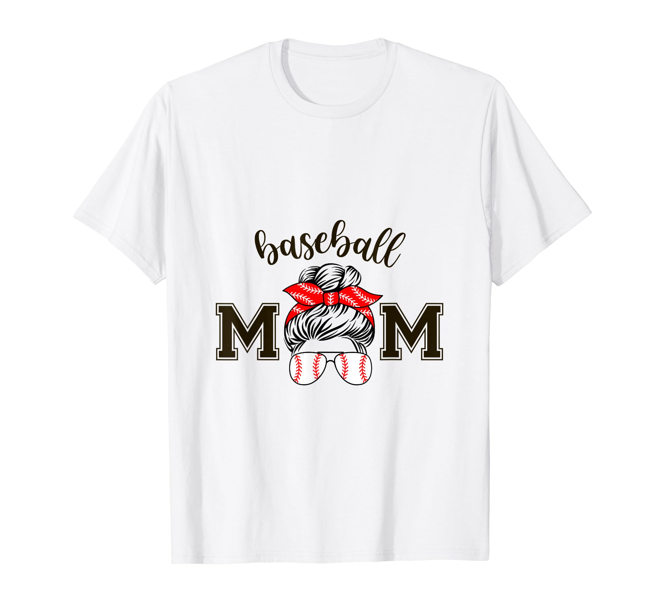 Baseball Mom Baseball Mom T-Shirt - Novelty Apparel for Adults - T-Shirt, Sweatshirt, Hoodie