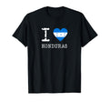 I Love Honduras Honduras Flag T-Shirt - Graphic Print for Adults - T-Shirt, Sweatshirt, Hoodie