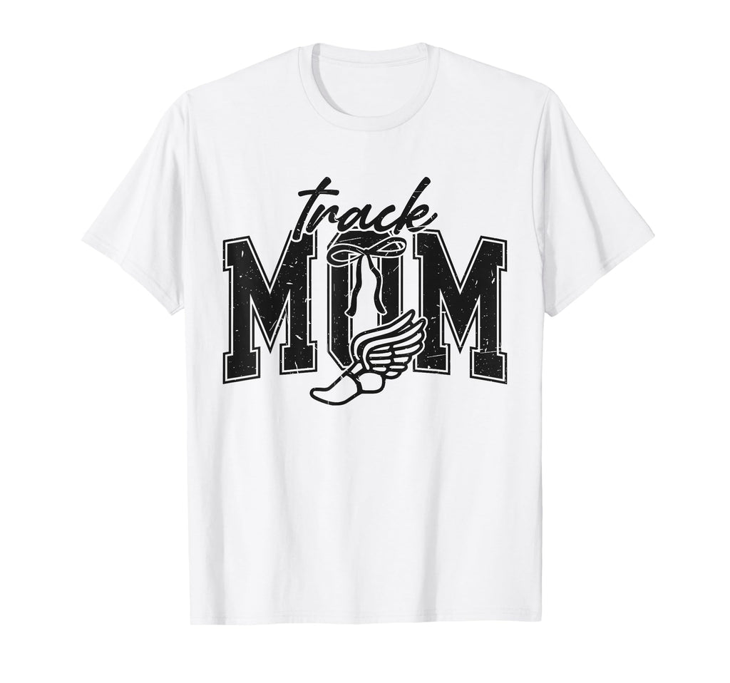 Track Mom Track Mama Game Day Sports T-Shirt - Aesthetic Graphic Men Women - T-Shirt, Sweatshirt, Hoodie