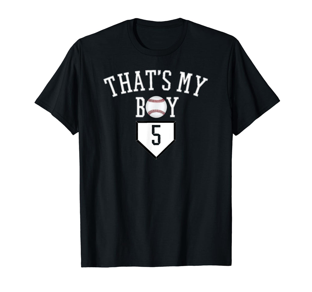 5 Thats My Baseball Number Baseball T-Shirt - Streetwear Style Men Women - T-Shirt, Sweatshirt, Hoodie