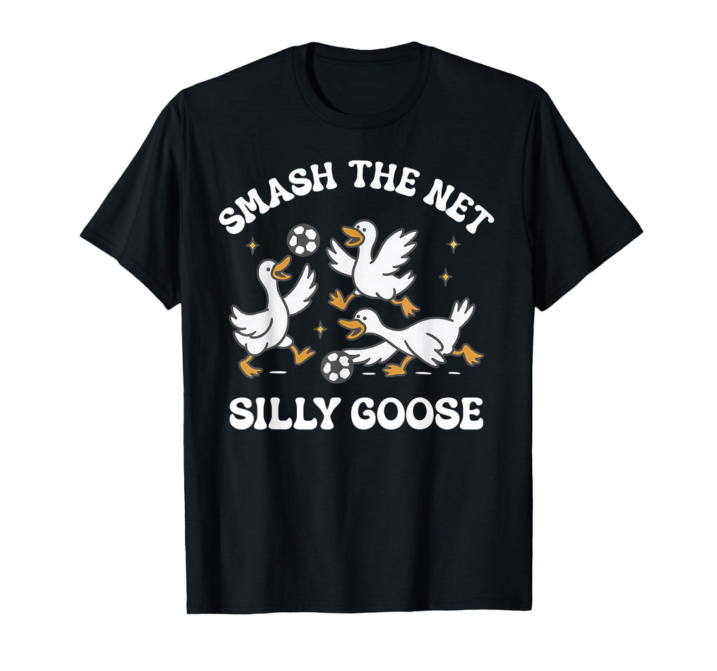 Silly Goose Playing Soccer Coach T-Shirt - Casual Everyday Wear Men Women - T-Shirt, Sweatshirt, Hoodie