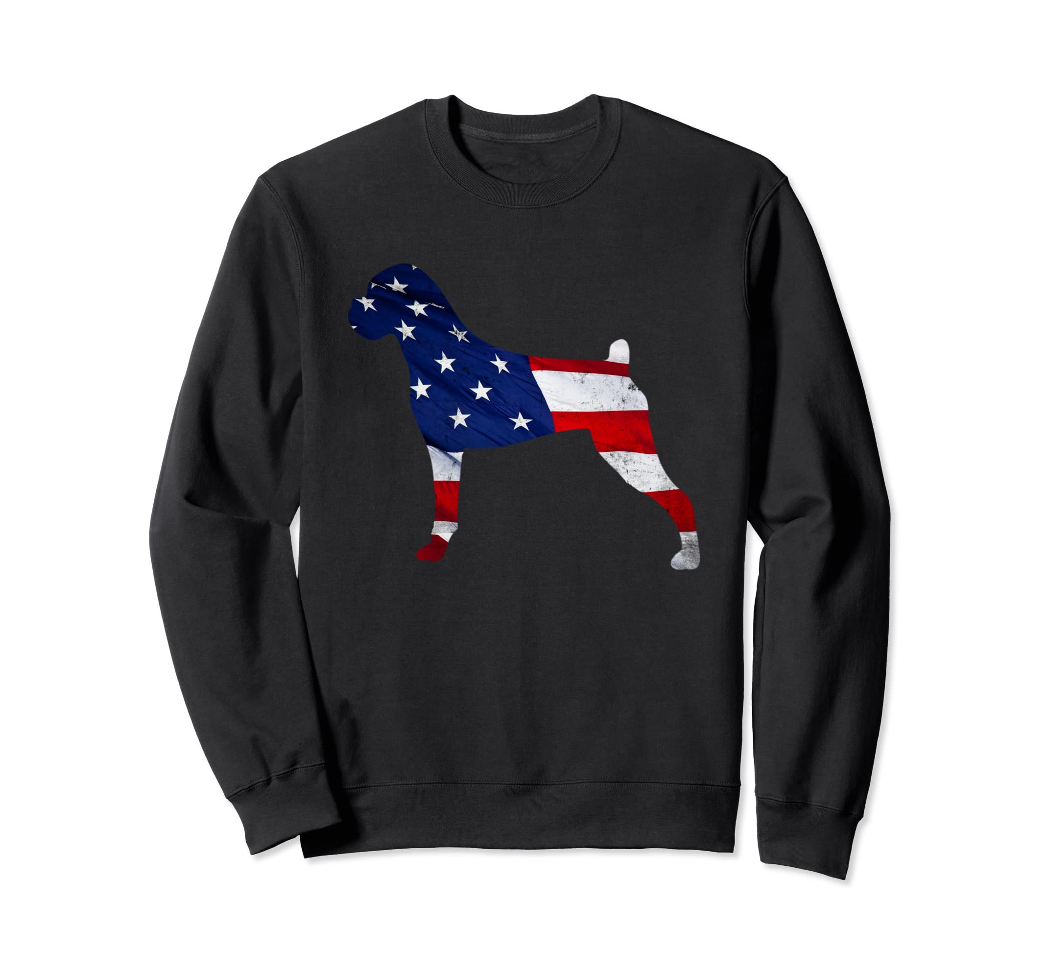 4Th July Usa American Flag Boxer Sweatshirt - Trendy Graphic for Adults - T-Shirt, Sweatshirt, Hoodie