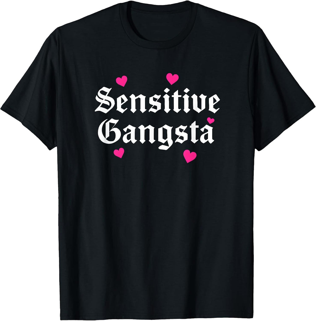 Sensitive Gangsta Humor Design - Adult & Kids T-Shirts, Sweatshirts & Hoodies apparel design preview 1
