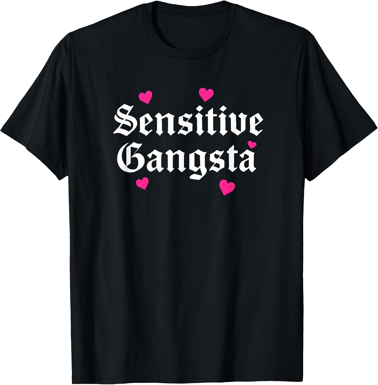 Sensitive Gangsta Humor Design - Adult & Kids T-Shirts, Sweatshirts & Hoodies apparel design preview 1