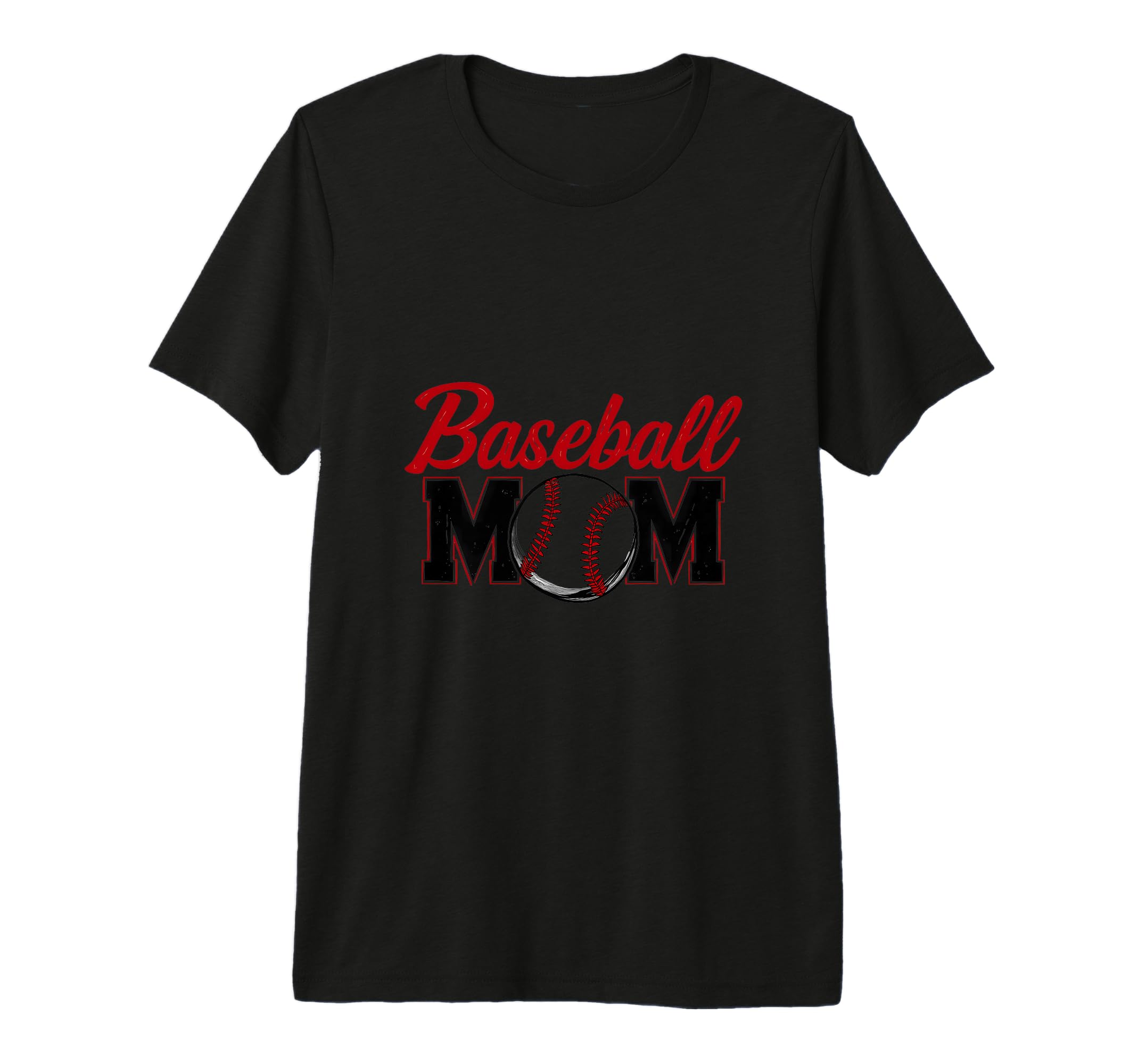 Baseball Mom Proud Team Support Tri T-Shirt - Fun Novelty Design Unisex - T-Shirt, Sweatshirt, Hoodie