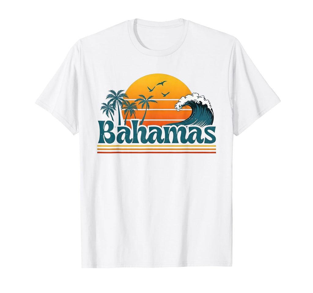 Bahamas Beach Summer Vacation Sunset T-Shirt - Aesthetic Graphic Unisex - T-Shirt, Sweatshirt, Hoodie