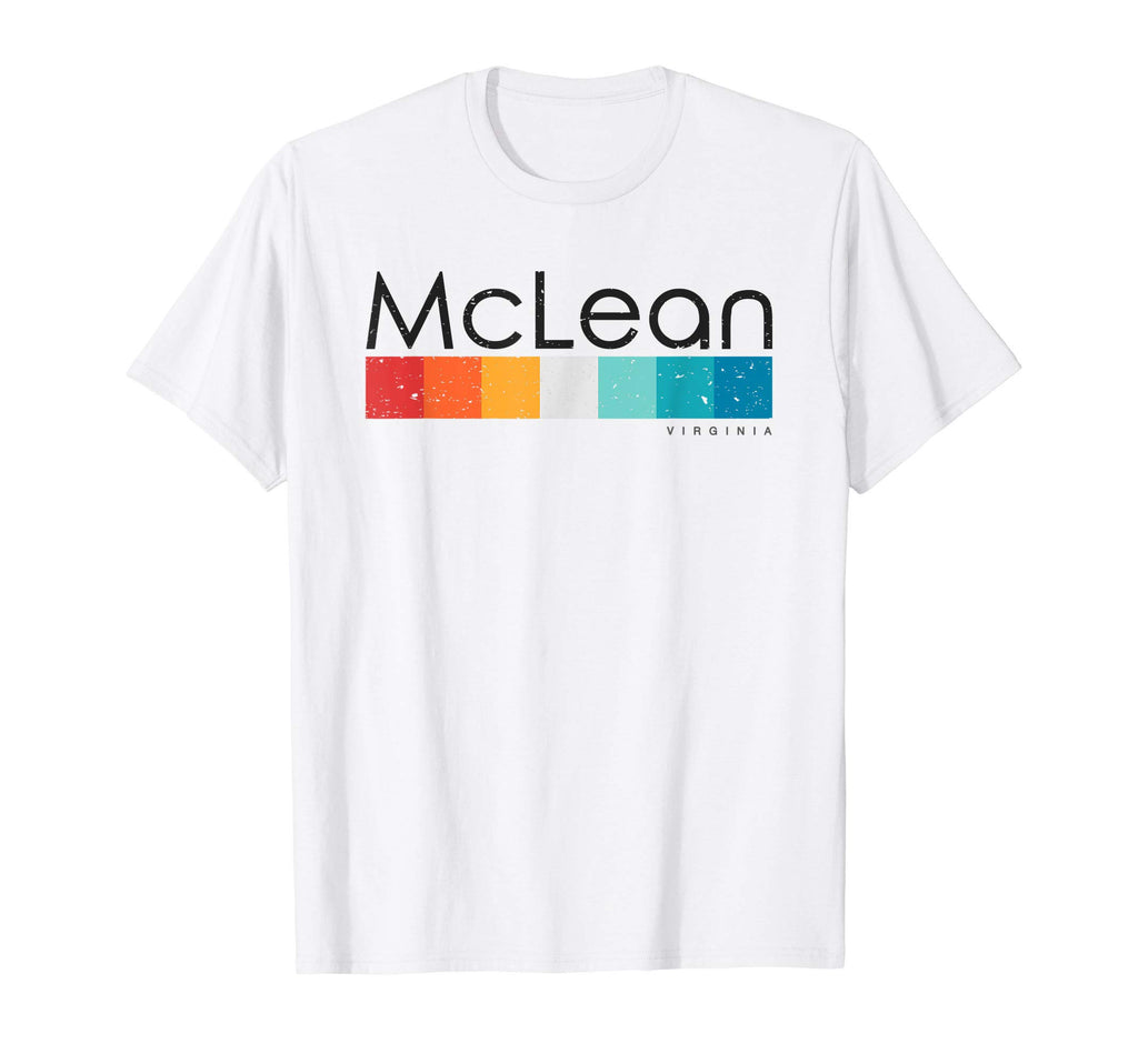 Mclean Virginia Va T-Shirt - Minimalist Print Men Women - T-Shirt, Sweatshirt, Hoodie