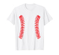 Baseball Stitches Ball Double Stitches T-Shirt - Unique Graphic for Adults - T-Shirt, Sweatshirt, Hoodie