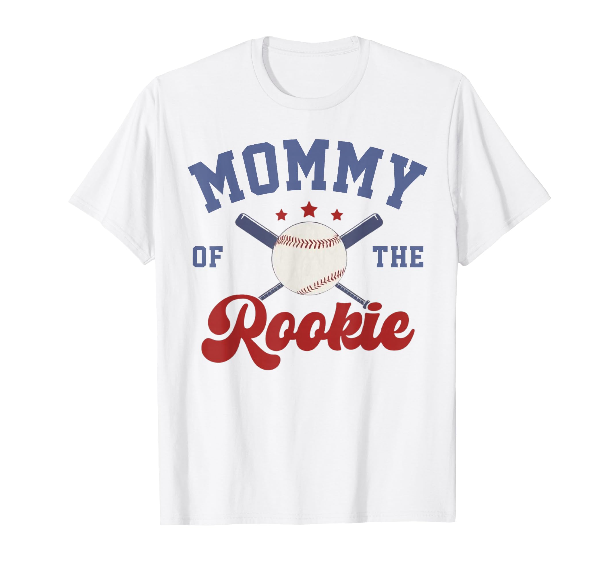 Mommy Rookie 1St Birthday Baseball T-Shirt - Graphic Print for Adults - T-Shirt, Sweatshirt, Hoodie