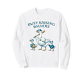 Busy Raising Baller Baseball Sweatshirt - Casual Everyday Wear for Adults - T-Shirt, Sweatshirt, Hoodie